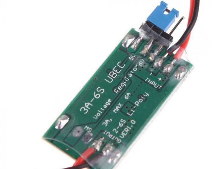 Регулятор живлення бортової електроніки UBEC 3A (5V/3A, 6V/3A) 2-6S HobbyWing