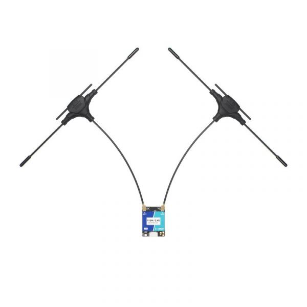 Приймач RX ELRS Gemini Xrossband 900MHz/2.4GHz LR1121 з двома антенами GEPRC