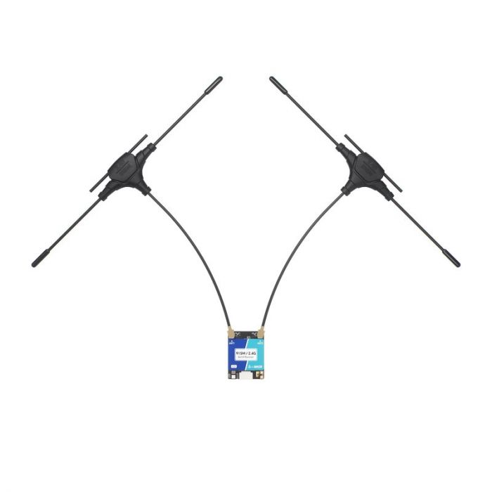 Приймач RX ELRS Gemini Xrossband 900MHz/2.4GHz LR1121 з двома антенами GEPRC