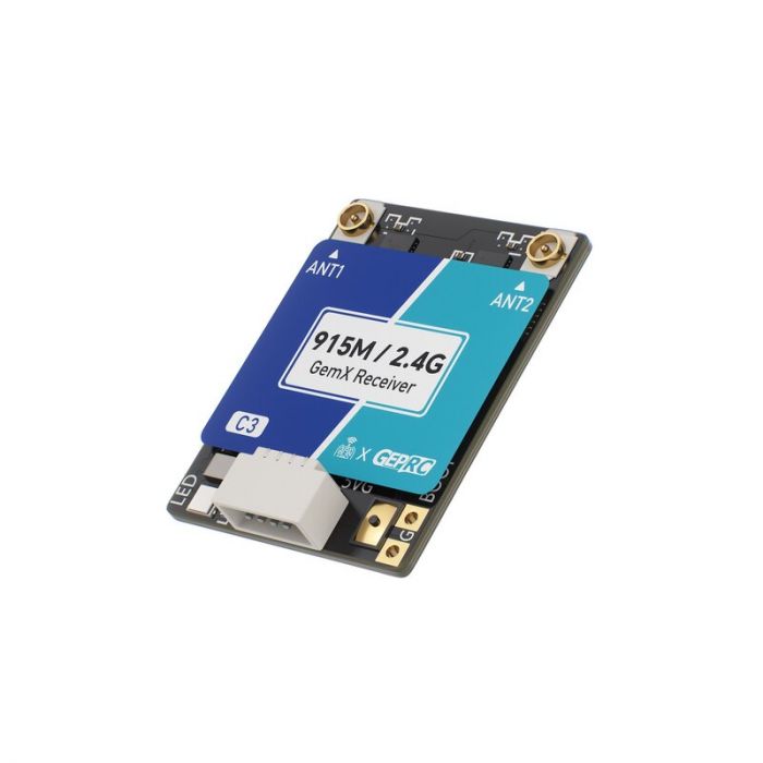 Приймач RX ELRS Gemini Xrossband 900MHz/2.4GHz LR1121 з двома антенами GEPRC