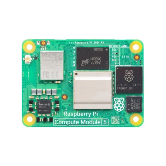 Обчислювальний модуль Pi Compute Module 5 (CM5) 4GB RAM 32GB eMMC Rev5 + WIFI CM5104032 Raspberry