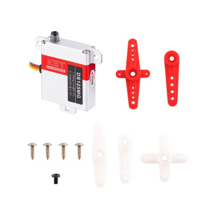Сервопривод цифровий 28г 7кг/0.12сек (для F3F, F3B, F3J, F5J, планерів і реактивних літаків) DS125MG KST