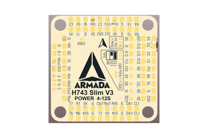Політний контролер для мультикоптера ARMADA H743 SLIM V1 ICM42688Px2