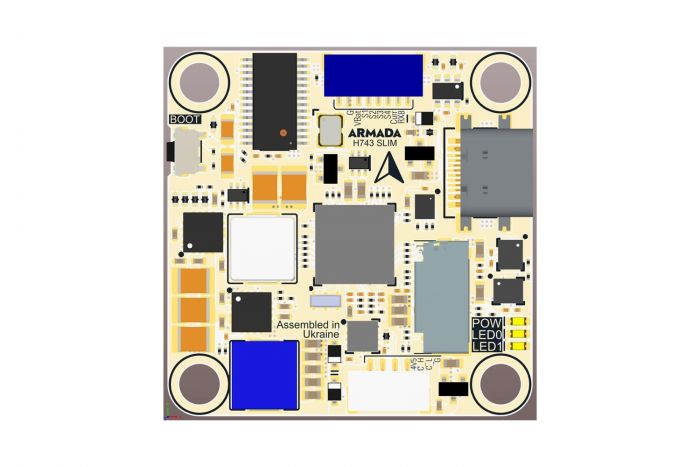 Політний контролер для мультикоптера ARMADA H743 SLIM V1 ICM42688Px2
