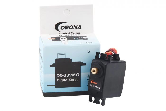Сервопривід міні 32г Corona DS339MG 5.0кг/0.14сек/6.0В 32.5x17x34.5мм