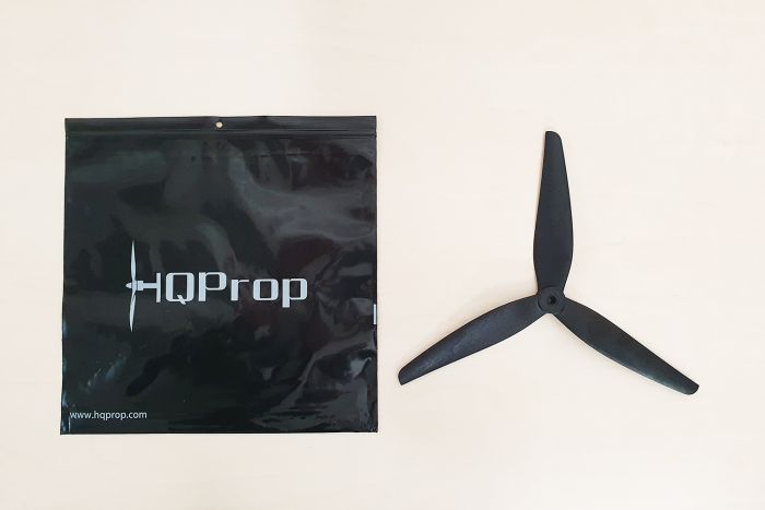 Пропелер HQProp MacroQuad 10x5x3R армований нейлон CW (Black)