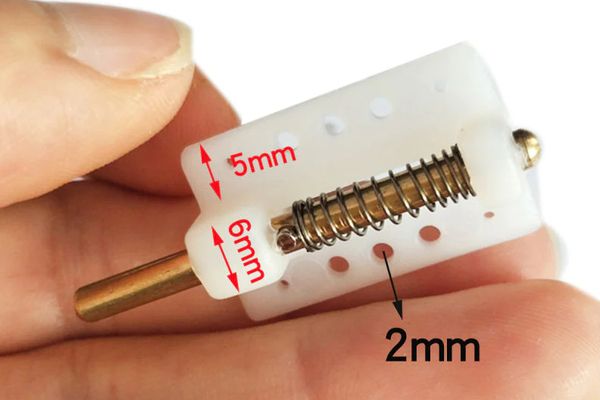 500 шт - Засувка кабіни Haoye L26xW16xH10мм Ф3 пластикова (HY011-01305)