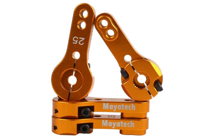 Важель сервоприводу Mayatech 25T метал стандарт (золотий)