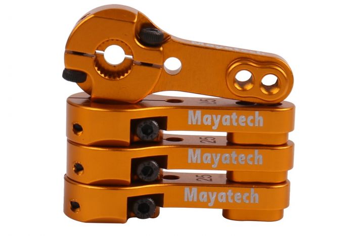 Важель сервоприводу Mayatech 25T метал стандарт (золотий)