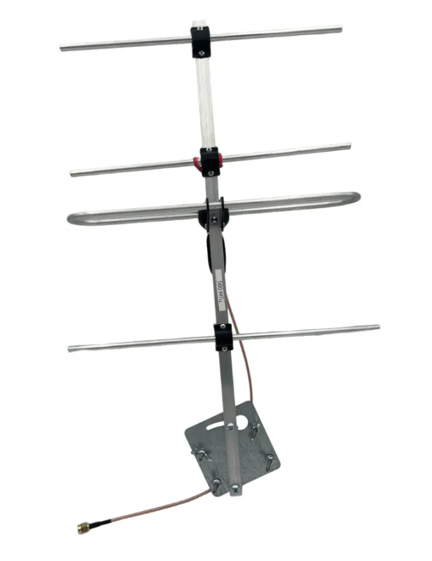 Направлена антена mini Yagi 900 МГц з підсиленням 8.6dBi, 4 секції SMA