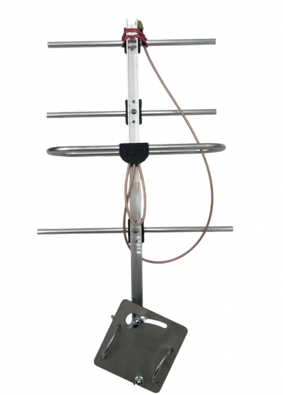 Направлена антена mini Yagi на 700 МГц з підсиленням 8.6dBi, 4 секції SMA