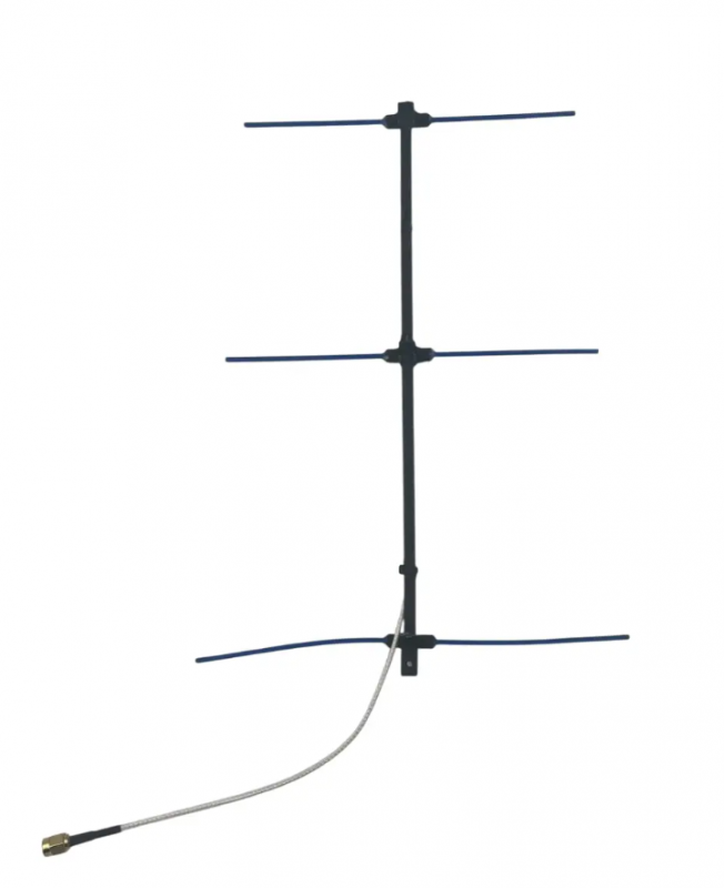 Антена Ягі(Yagi) 700MHz для літаючих ретрансляторів, 22 грам, посилення 7.7дбі SMA