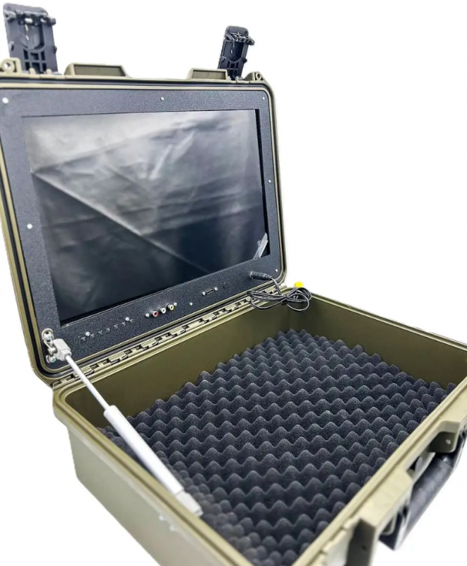 Монітор для керування БПЛА в кейсі, без синього екрану