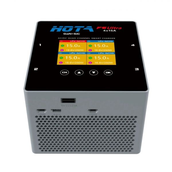 Зарядний пристрій HOTA F6 Ultra (AC 500W/ DC 1000W)