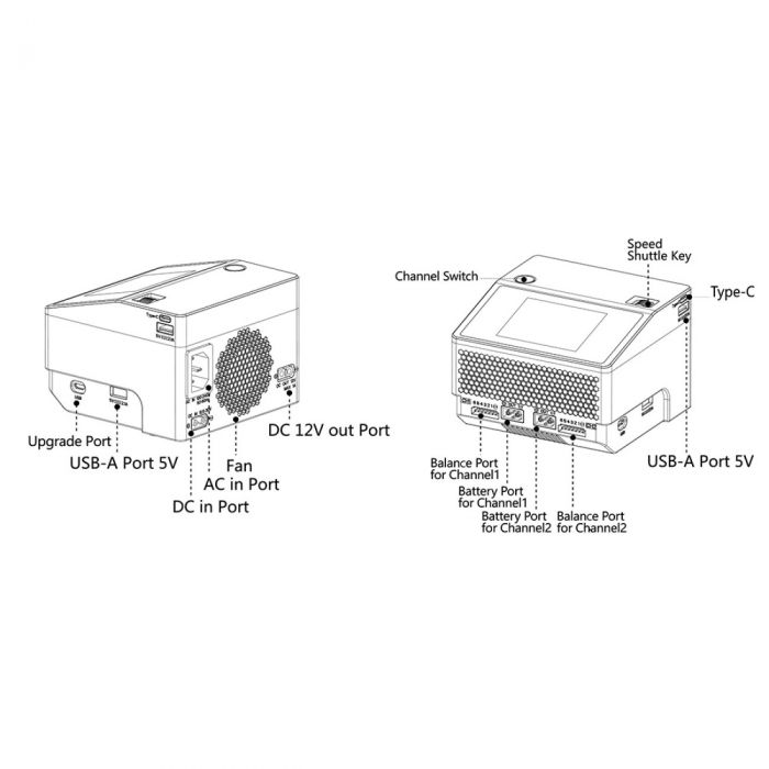 Зарядний пристрій HOTA S6 (AC 400W / DC 650W)