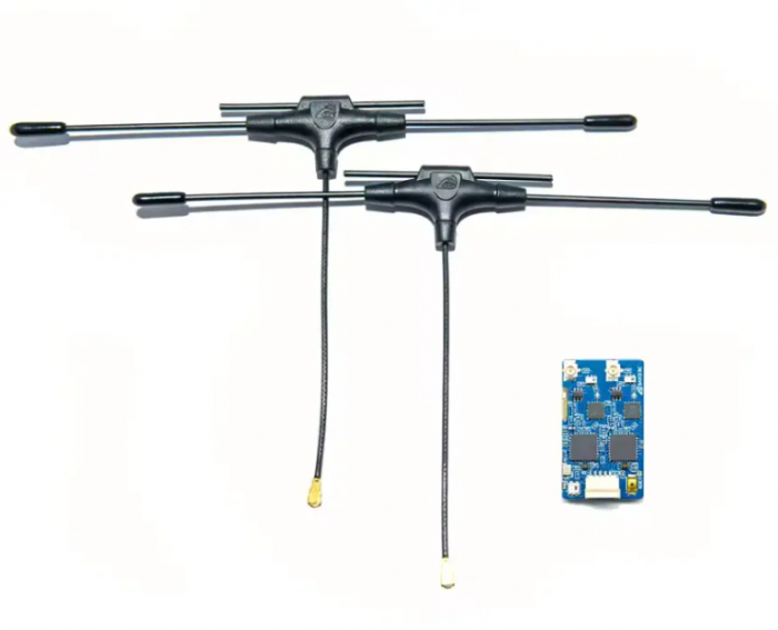Приймач BAYCK С3 ExpressLRS 900MHz/2.4GHz ELRS Dual Band Gemini з двома антенами