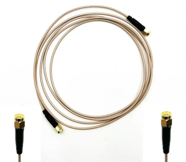 Пігтейл SMA-Male - SMA male ВЧ кабель перехідник RG316, 2 метра