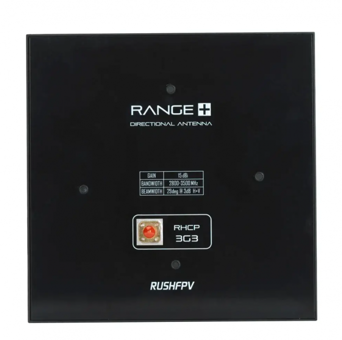 Комплект RUSHFPV 3.3GHz VRX без можливості запису відео + патч антена SMA