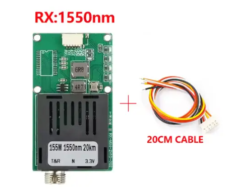 Оптичний приймач відеосигналу RX 1550nm (0–20 км)