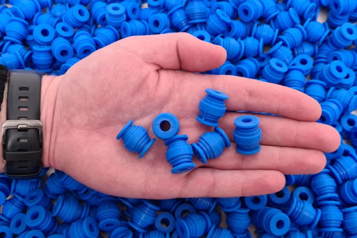 Демпфери для підвісу 4шт (синій)