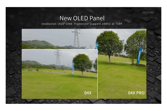 Окуляри FPV Skyzone SKY04X PRO 1280x960 5.8GHz