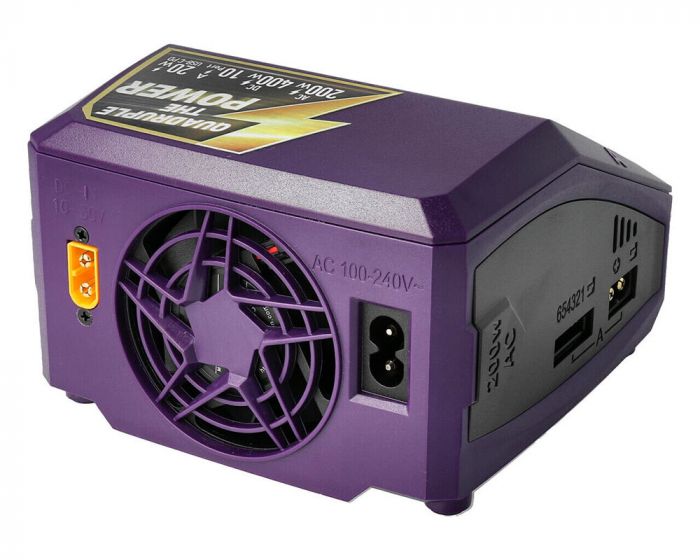 Зарядний пристрій кватро 200W/400W з блоком живлення Q200neo SkyRC
