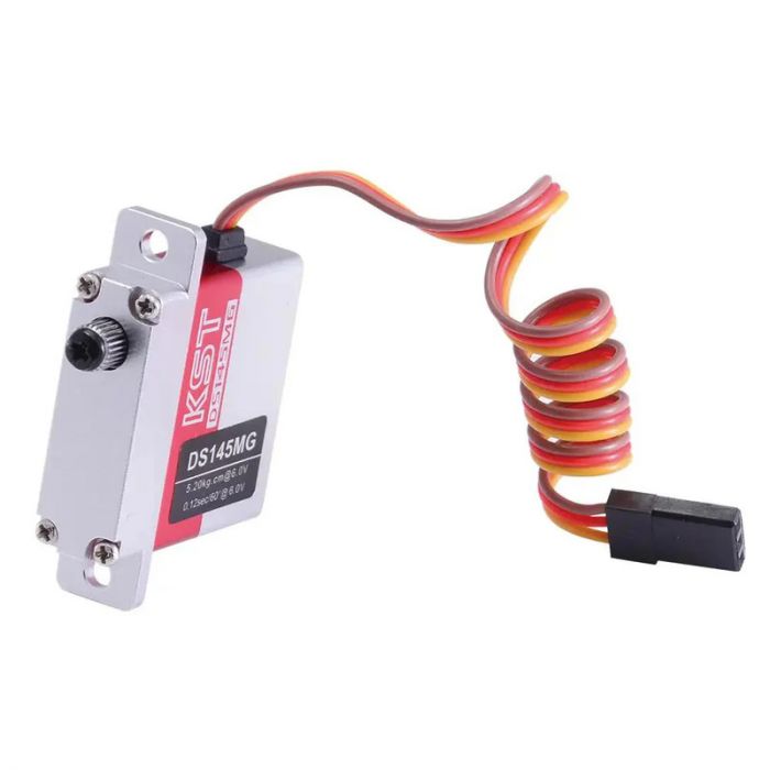 Сервопривод цифровий 23г 5.2кг/0.12сек (для F3F, F3B, F3J, F5J, планерів і реактивних літаків) DS145MG KST
