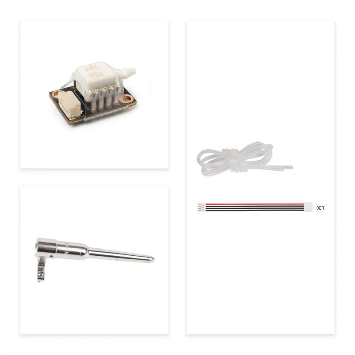 Датчик повітряної швидкості цифровий I2C з трубкою Піто PT60 MS4525DO Holybro