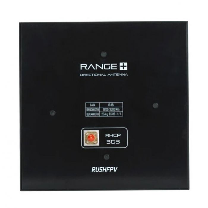 Патч антена 3.3GHz 15.8DBi RHCP SMA RushFPV