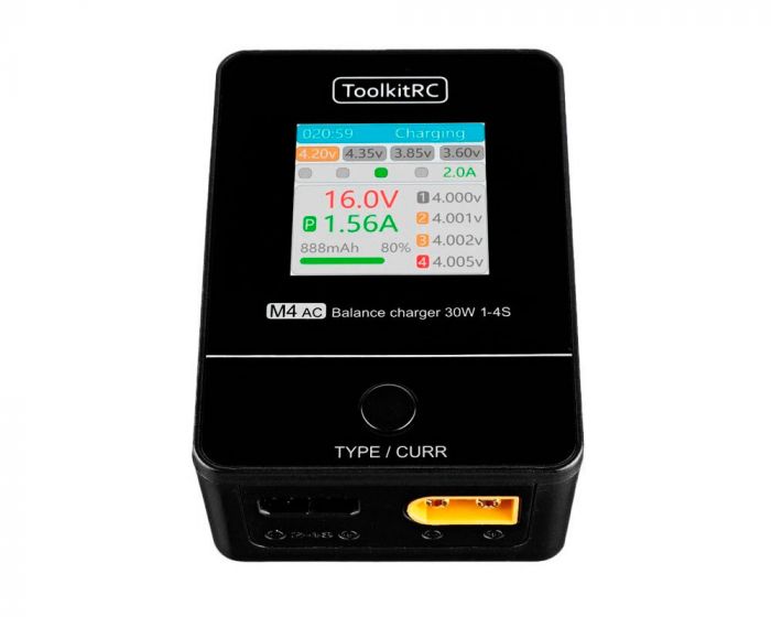 Зарядний пристрій 30W 2.5A 1-4S XT60 M4AC ToolkitRC
