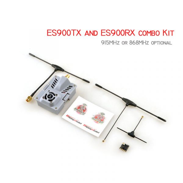 Зовнішній модуль TX комлект з приймачем Long range ELRS 915/868MHz ES900TX+ES900RX Happymodel