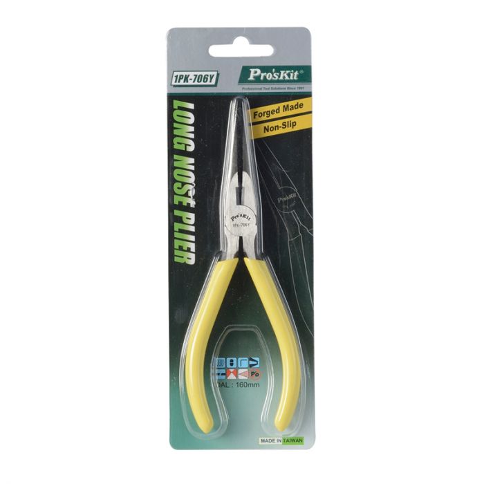 Щипці-круглогубці 160 мм 1PK-706Y Pro'sKit