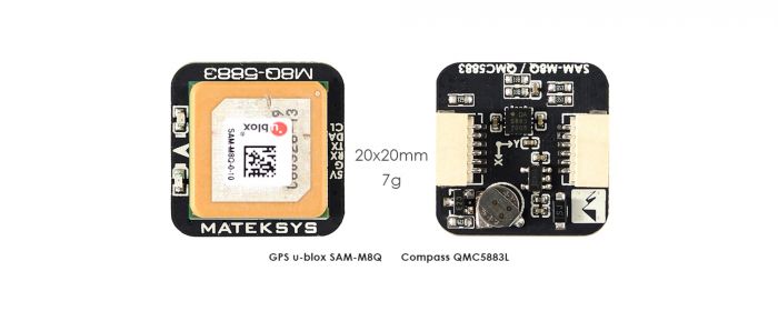 GPS з компасом M8Q 5883 Matek