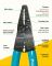Кліщі для обтиску та зачистки кабеля CP-412G Pro'sKit