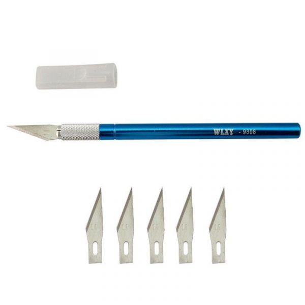 Скальпель (ручка + 5 лез) 9308 WLXY