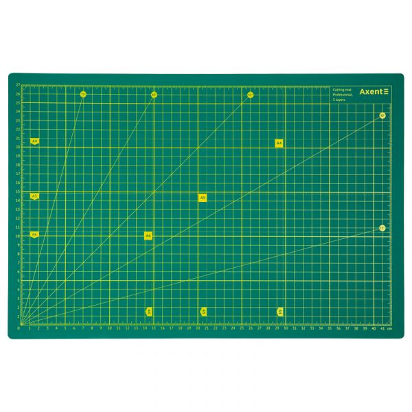 Килимок самовідновлювальний для різання, А3, п'ятишаровий, "Pro" 7906-A Axent