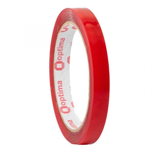 Скотч двосторонній, 12 мм х 2 м х 1 мм, піноакрилова основа O45347 Optima