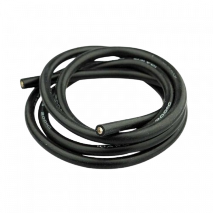 Силіконовий дріт (чорний), 1 м 8AWG Black