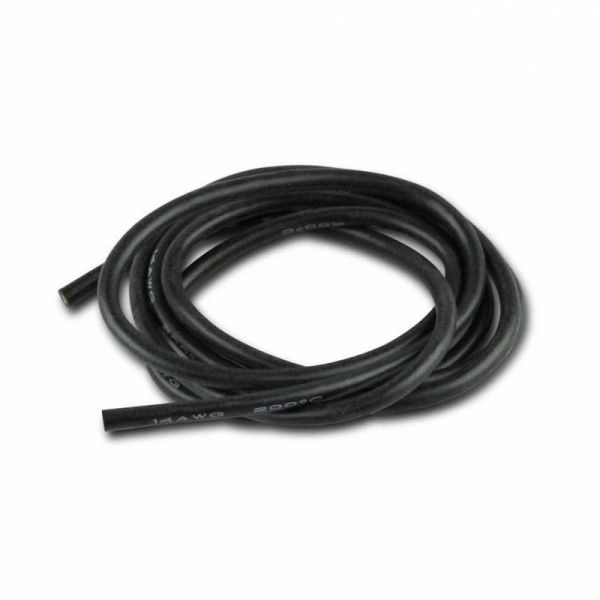 Силіконовий дріт (чорний), 1 м 14AWG Black