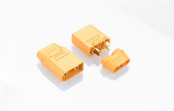 Конектор силовий "тато" (з ковпачком) XT90H Male AMASS