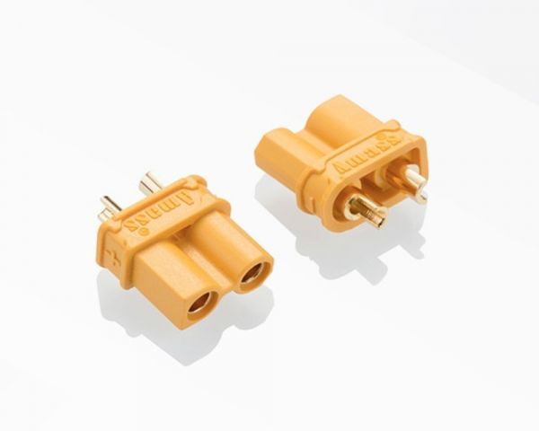 Конектор силовий "мама" (без ковпачка) XT30U Female AMASS