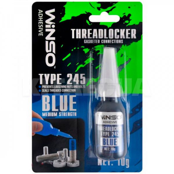 Фіксатор різьби Threadlocker синій 10г Type 245 Winso