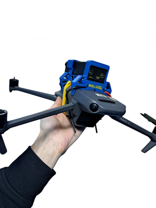 Тримач додаткового акумулятора Milsol для Mavic 3 з контактною групою Україна