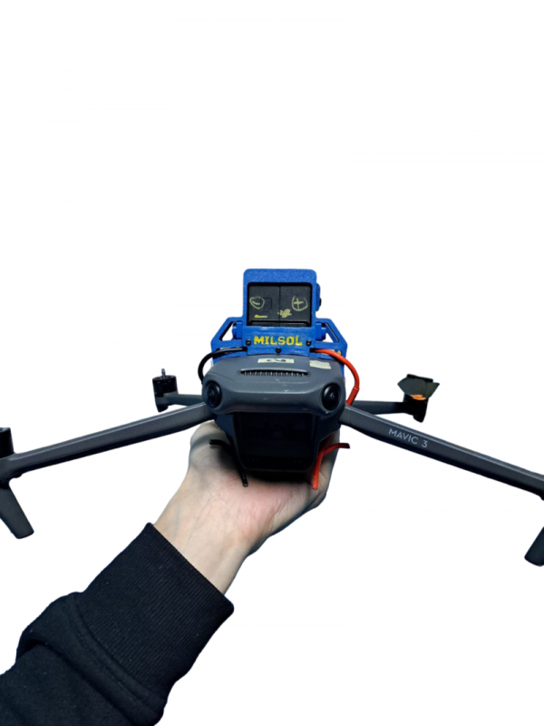Тримач додаткового акумулятора Milsol для Mavic 3 з контактною групою Україна