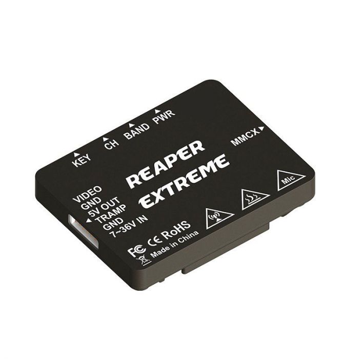 Відеопередавач VTX 5,8 ГГц 25-2500 мВт 72CH Reaper Extreme V2 Foxeer