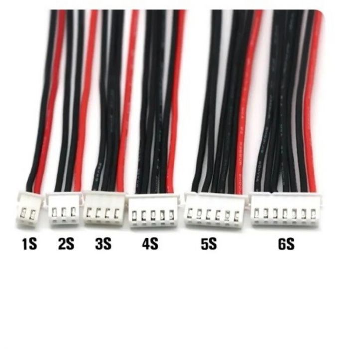 Балансувальний кабель 15 см (22 AWG) (5pin 14.8V) м'який силіконовий дріт 4S-5 wire Китай