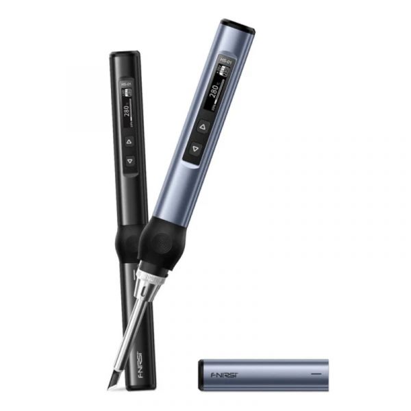 Портативний розумний паяльник (чорний/синій) HS-01 FNIRSI