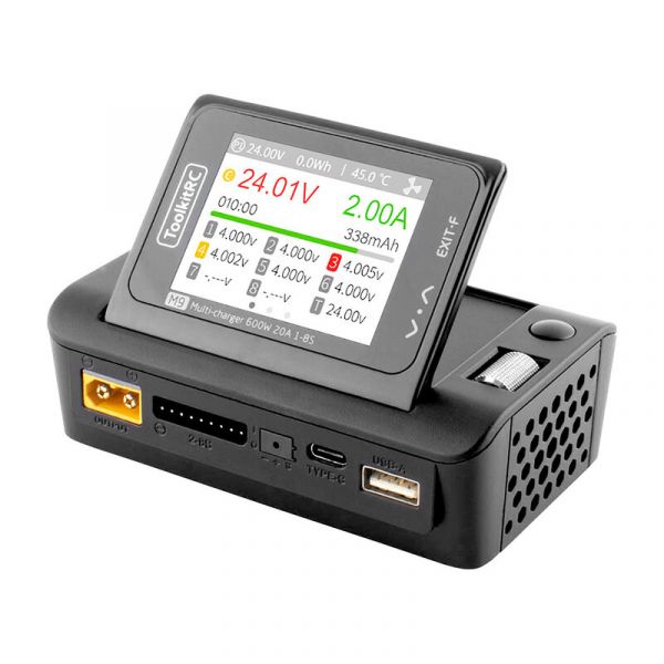 Багатофункціональний зарядний пристрій 600 Вт 20А DC 7-35V 1-8S M9 ToolkitRC