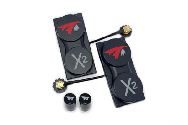 Антени 5.8ГГц TrueRC X2-AIR 5.8 MK II 2шт+2шт комплект для DJI FPV (LHCP) 13 dBic+ 1.9 dBic TRC0608597253849 TrueRC