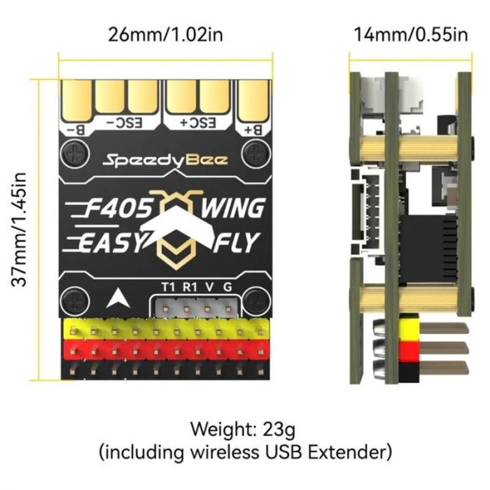 Польотний контролер F405 WING MINI Speedybee